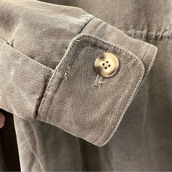 Vintage Abercrombie & Fitch Men’s Canvas Chore Coat Adirondack Trail Parka Large - Picture 10 of 14